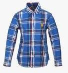 U S Polo Assn Kids Blue Casual Shirt boys