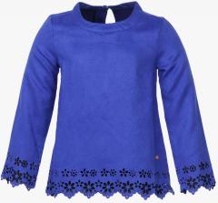 U S Polo Assn Kids Blue Casual Top girls