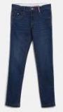 U S Polo Assn Kids Blue Slim Fit Mid Rise Clean Look Jeans Boys