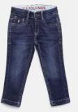 U S Polo Assn Kids Blue Slim Fit Stretchable Jeans Boys