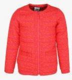 U S Polo Assn Kids Fuchsia Solid Winter Jacket Girls