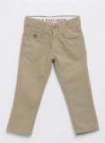 U S Polo Assn Kids Khaki Regular Fit Trouser Boys