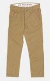 U S Polo Assn Kids Khaki Solid Trouser Boys