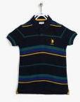 U S Polo Assn Kids Navy Blue Regular Fit Polo T Shirt Boys