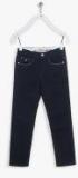 U S Polo Assn Kids Navy Blue Solid Skinny Fit Jeans Boys