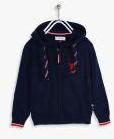 U S Polo Assn Kids Navy Blue Sweat Jacket Boys