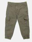 U S Polo Assn Kids Olive Solid Trouser Boys