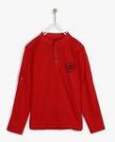 U S Polo Assn Kids Red Regular Fit T Shirt boys