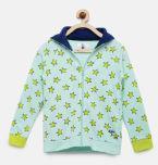 U S Polo Assn Kids Turquoise Blue Sweat Jacket Girls