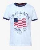 U S Polo Assn Kids White T Shirt boys