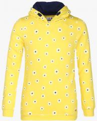 U S Polo Assn Kids Yellow Hoodie girls