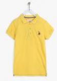 U S Polo Assn Kids Yellow Polo T Shirt Girls