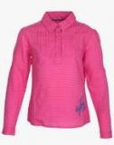 U S Polo Assn Magenta Casual Top Girls