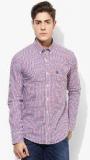 U S Polo Assn Multicoloured Checked Regular Fit Casual Shirt Men