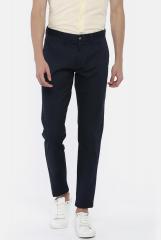 U S Polo Assn Navy Blue Printed Chinos men