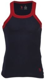 U S Polo Assn Navy Blue Round Neck Vest Men