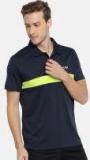 U S Polo Assn Navy Blue Solid Polo Collar T Shirt men