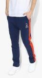 U S Polo Assn Navy Blue Solid Regular Fit Track Pants men