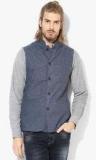 U S Polo Assn Navy Blue Solid Waistcoat men