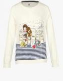 U S Polo Assn Off White Sweatshirt Girls