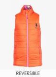 U S Polo Assn Orange Winter Jacket Girls