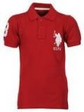 U S Polo Assn Red Polos Boys