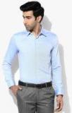 U S Polo Assn Tailored Blue Solid Regular Fit Formal Shirt Men