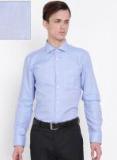 U S Polo Assn Tailored Blue Tailored Fit Solid Formal Shirt Men