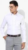 U S Polo Assn Tailored White Solid Regular Fit Formal Shirt Men