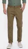 U S Polo Assn U.S. Polo Assn. Men Khaki Brown Austin Trim Slim Fit Solid Chinos men