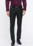 U S Polo Assn U.S. Polo Assn. Men Navy Slim Fit Solid Formal Trousers Men