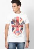 U S Polo Assn White Round Neck T Shirt Men