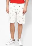 U S Polo Assn White Shorts Men