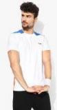 U S Polo Assn White Solid Round Neck T Shirt Men