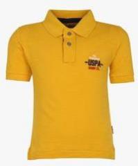 U S Polo Assn Yellow Polo Shirt boys