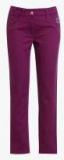 Ufo Magenta Solid Jeans Girls