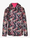 Ufo Multicoloured Printed Winter Jacket girls