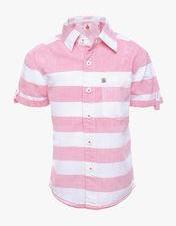 Ufo Pink Casual Shirt Boys