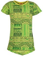 Ufo Yellow/Green Casual Top Girls