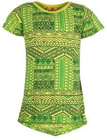 Ufo Yellow/Green Casual Top girls