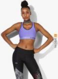 Under Armour Purple Solid Armour Mid Sports Bra 1273504 Women