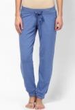 Under Colors Of Benetton Blue Knit Lounge Pant Women