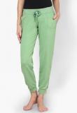 Under Colors Of Benetton Green Knit Lounge Pant Women