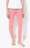 Under Colors Of Benetton Pink Solid Pant Women