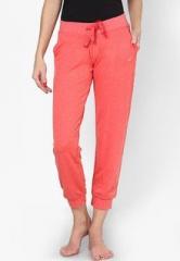 Under Colors Of Benetton Red Knit Lounge Pant women