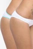 Under Colors Of Benetton White Pretty Panty In Solid/Contrast Women