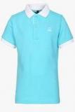 United Colors Of Benetton Aqua Blue Polo Shirt boys