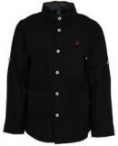 United Colors Of Benetton Black Casual Shirt boys