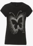 United Colors Of Benetton Black Casual Top Girls