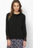 United Colors Of Benetton Black Long Sleeve Top Women